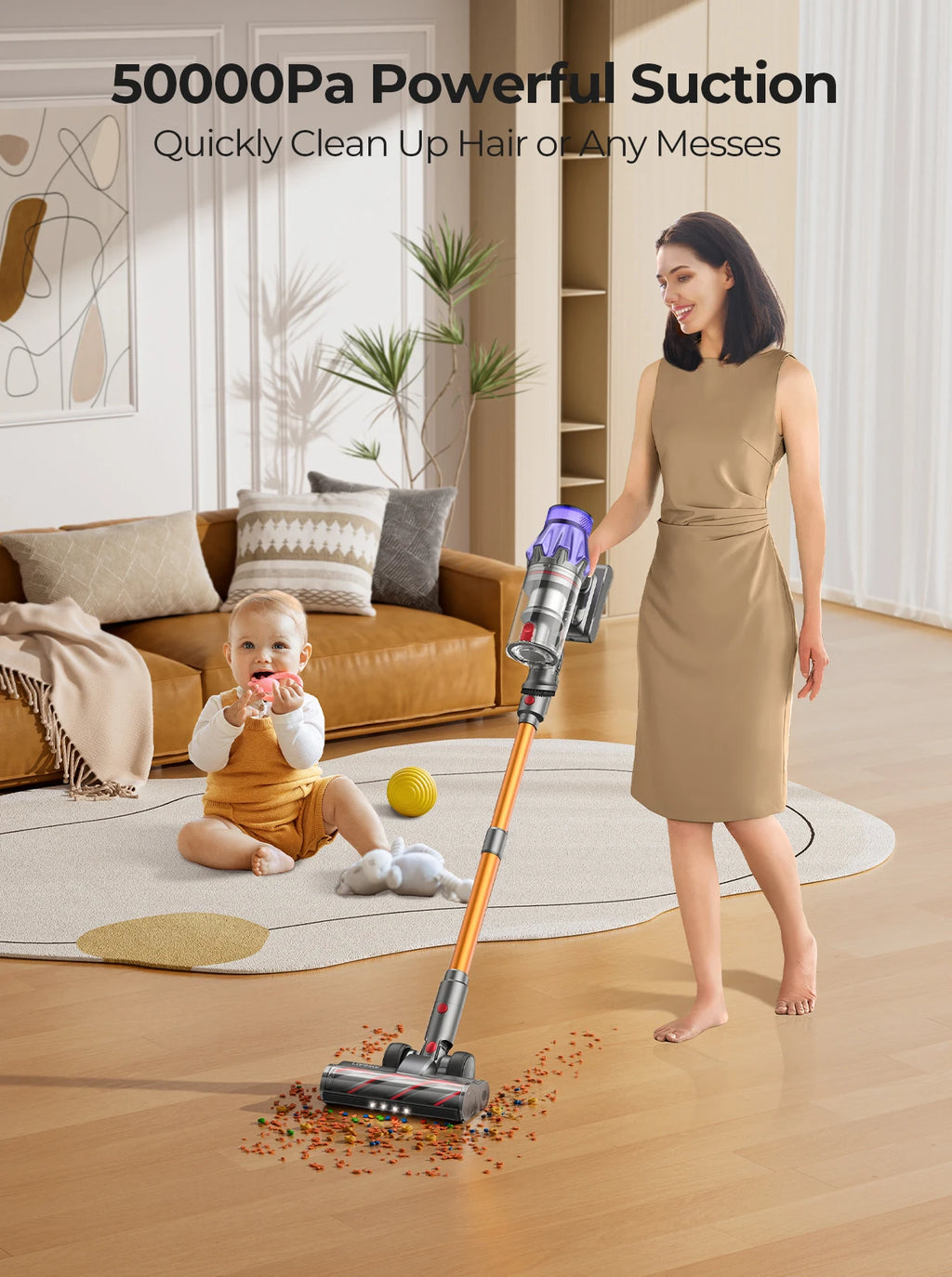 Suction Power Cordless Vacuum Cleaner Handheld